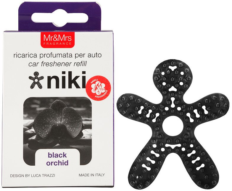 Mr & Mrs Fragrance Niki Black Orchid vôňa do auta náhradná náplň