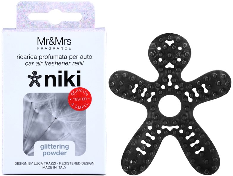 Mr & Mrs Fragrance Niki Glittering Powder parfum pentru masina Refil