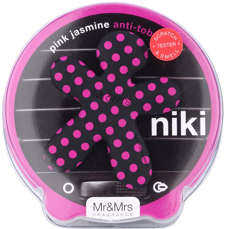 Mr & Mrs Fragrance Niki Pink Jasmine Car Air Freshener Refillable