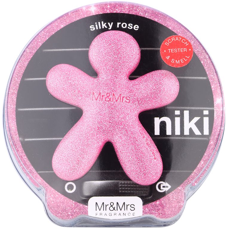 Mr & Mrs Fragrance Niki Silky Rose illat autóba utántölthető