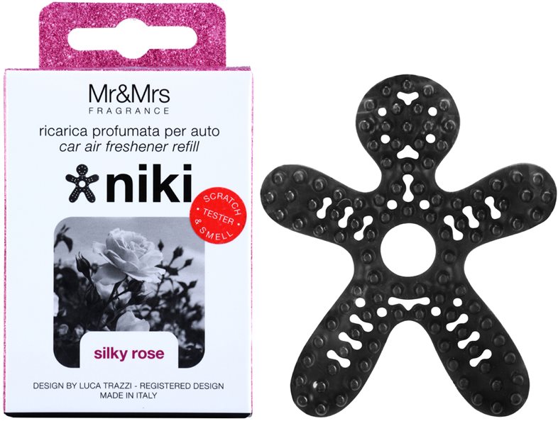Mr & Mrs Fragrance Niki Silky Rose Car Air Freshener Refill