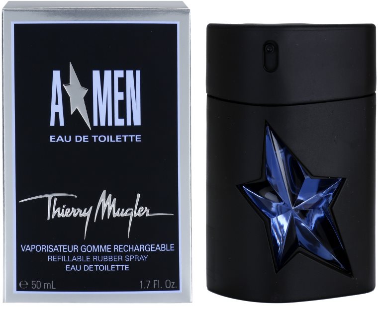 Mugler A*Men woda toaletowa dla mężczyzn 50 ml napełnialny Rubber Flask
