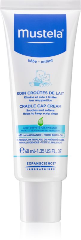 Mustela Bébé krema za odstranjevanje temenc