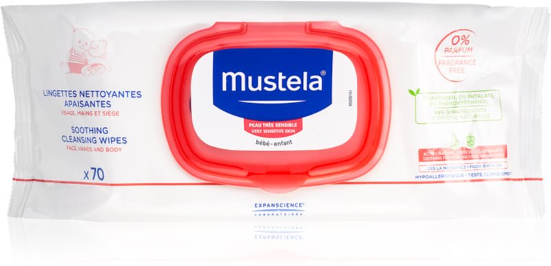 Mustela Bébé umirujuće maramice za čišćenje za djecu