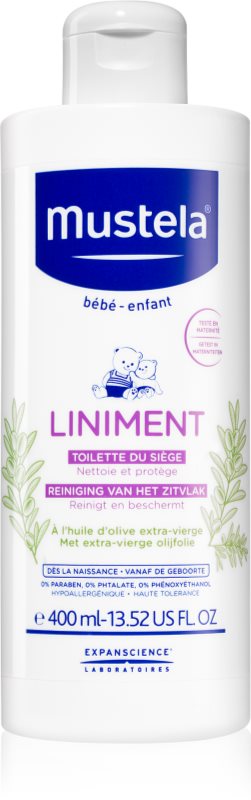 Mustela Bébé Liniment leite de limpeza para bebés 0+