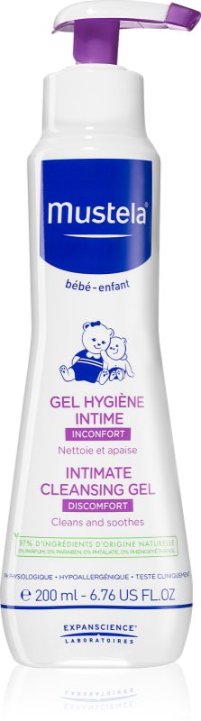 Mustela Bébé pomirjajoči gel za intimno higieno za otroke