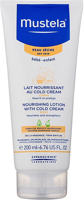 Mustela Bébé Soin tělové mléko s obsahem Cold Cream