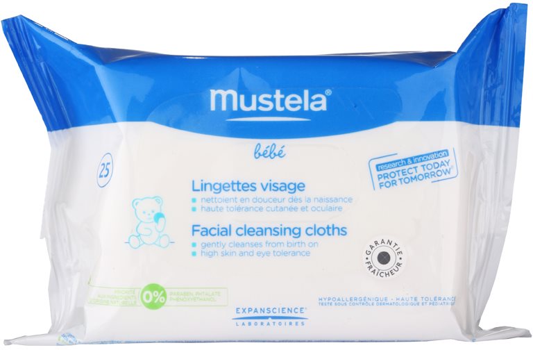 Mustela Bébé Toillete čistilni robčki za obraz