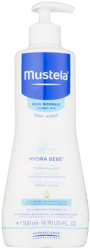 Mustela Bébé Hydra Bébé lotiune de corp hidratanta pentru nou-nascuti si copii