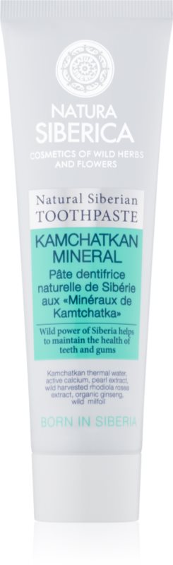 Natura Siberica Kamchatkan Mineral natürliche Zahncreme