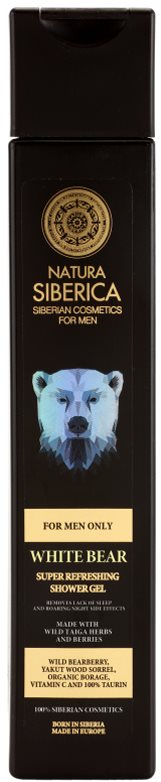 Natura Siberica For Men Only erfrischendes Duschgel für Herren
