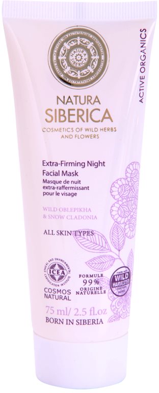 Natura Siberica Active Organics maseczka ujędrniająca na noc