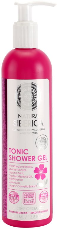 Natura Siberica Active Organics тонізуючий гель для душа