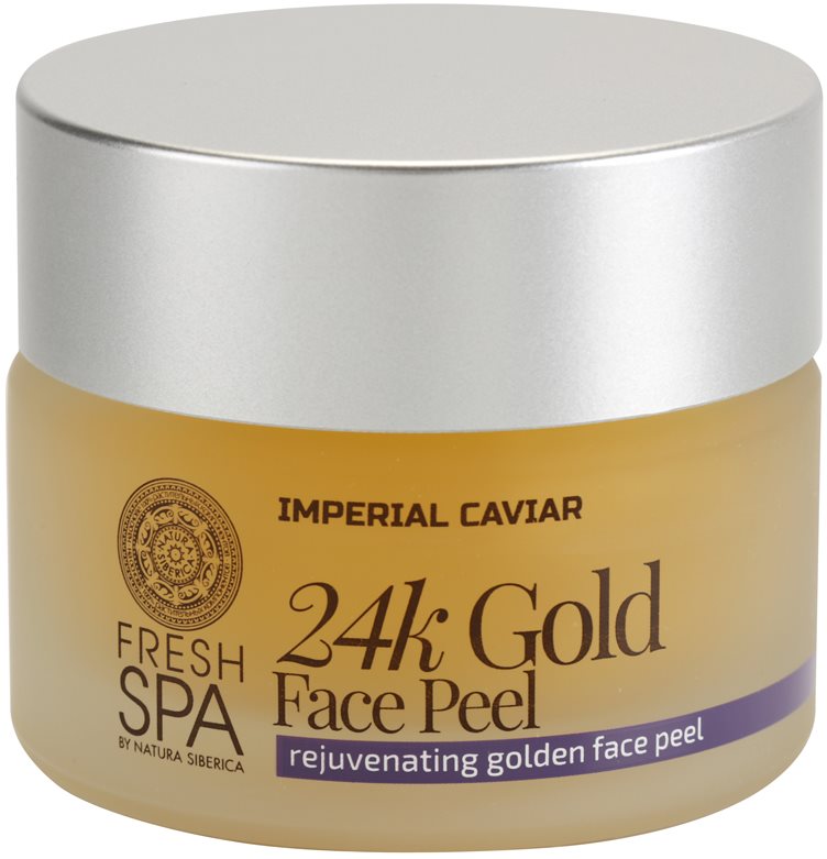 Natura Siberica Fresh Spa Imperial Caviar peeling facial de rejuvenescimento com ouro 24 de quilates