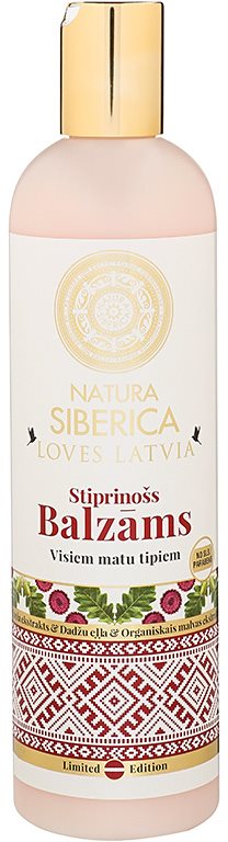 Natura Siberica Loves Latvia bálsamo fortificante para cabelo