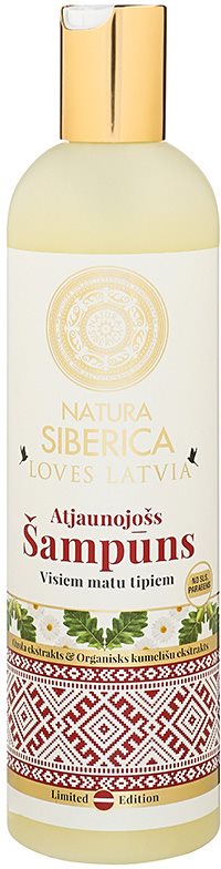 Natura Siberica Loves Latvia obnovující šampon na vlasy