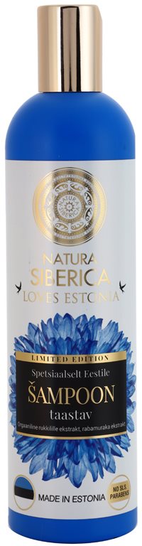 Natura Siberica Loves Estonia sampon regenerator pentru par deteriorat