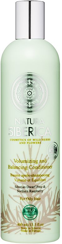 Natura Siberica Natural & Organic condicionador de volume para cabelo oleoso