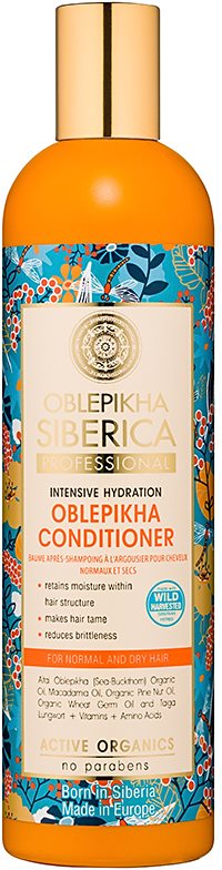 Natura Siberica Sea-Bucktorn feuchtigkeitsspendender Conditioner Für normales bis trockenes Haar