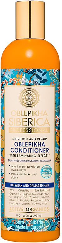 Natura Siberica Sea-Bucktorn Conditioner für schwaches und strapaziertes Haar