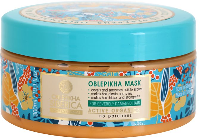 Natura Siberica Sea-Bucktorn regenerierende Maske mit Tiefenwirkung für stark geschädigtes Haar