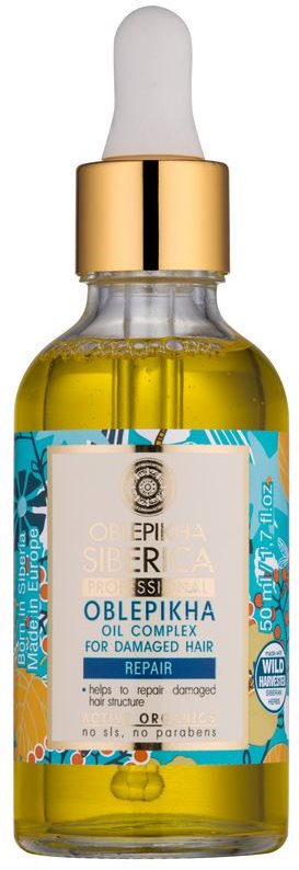 Natura Siberica Sea-Bucktorn olejek do pielęgnacja włosów zniszczonych