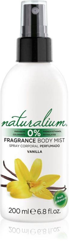 Naturalium Fruit Pleasure Vanilla osviežujúci telový sprej