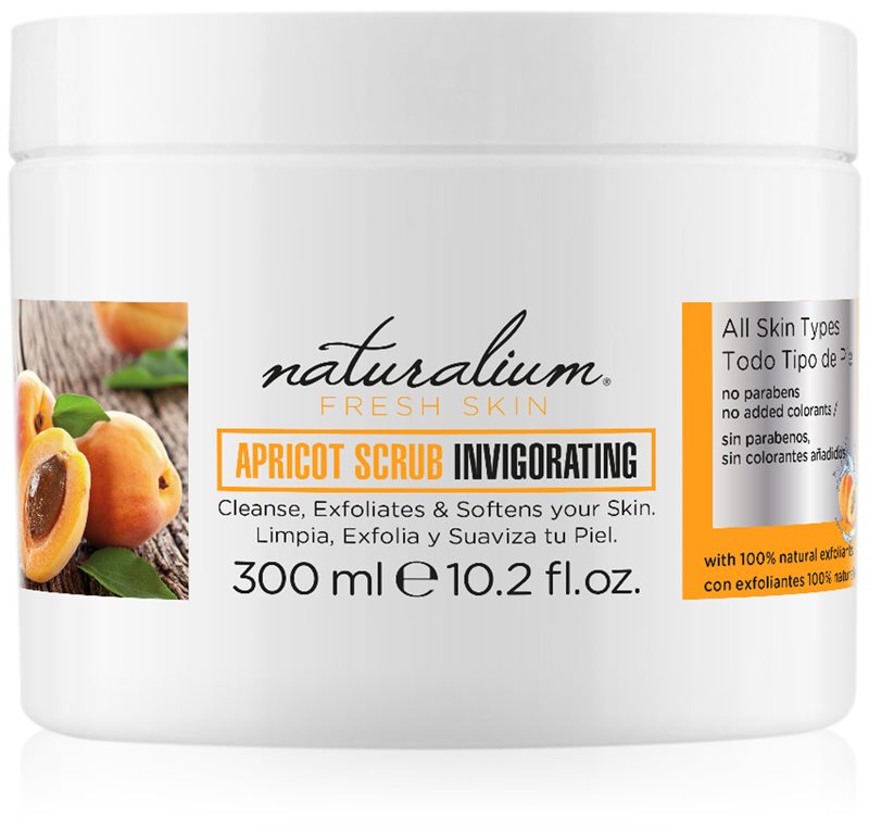 Naturalium Fresh Skin Apricot povzbudzujúci telový peeling