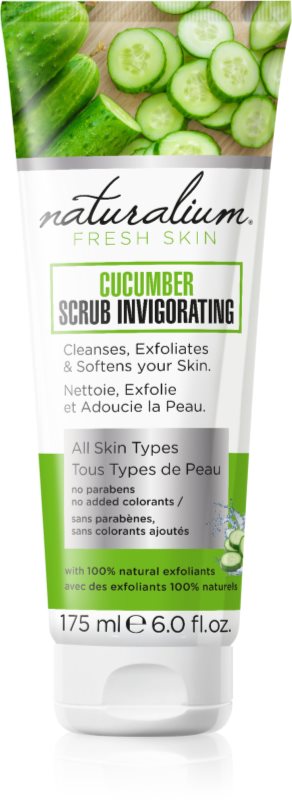 Naturalium Fresh Skin Cucumber osviežujúci telový peeling pre všetky typy pokožky