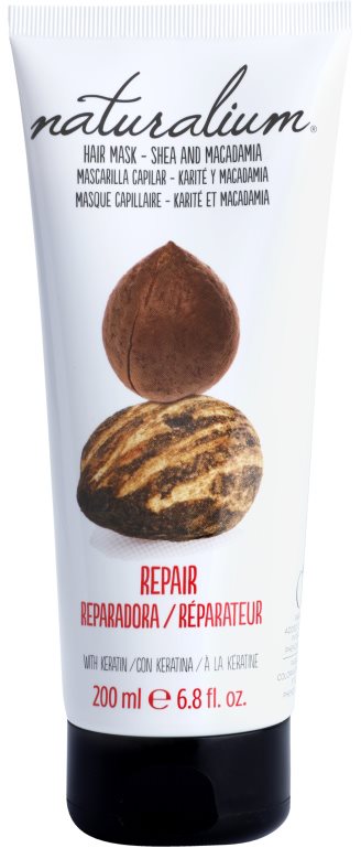 Naturalium Nuts Shea and Macadamia regenerační maska s keratinem