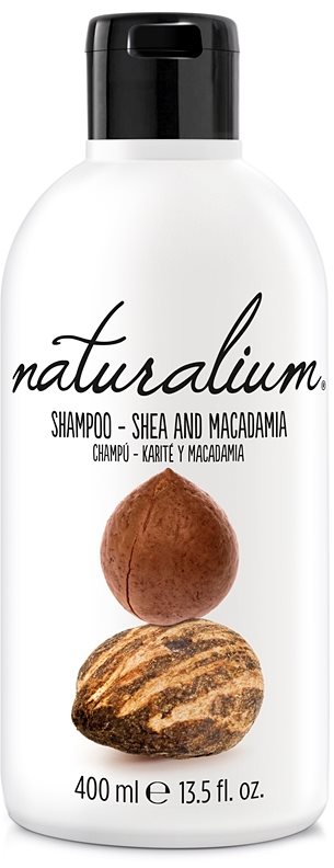 Naturalium Nuts Shea and Macadamia champú regenerador para cabello seco y dañado