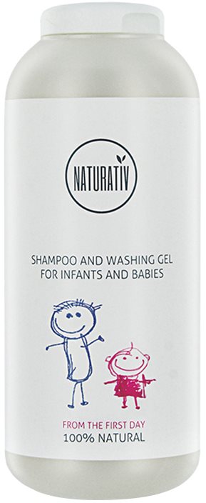 Naturativ Baby champô e gel de banho 2 em 1 para bebés 0+