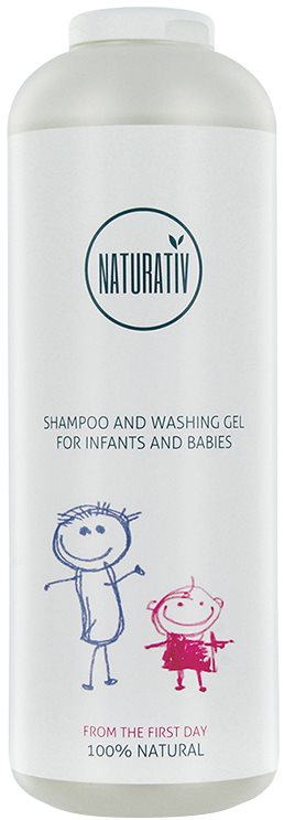 Naturativ Baby šampón a umývací gél 2 v 1 pre deti od narodenia