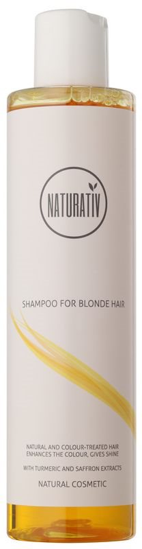 Naturativ Hair Care Blond champô para realçar a cor e o brilho do cabelo
