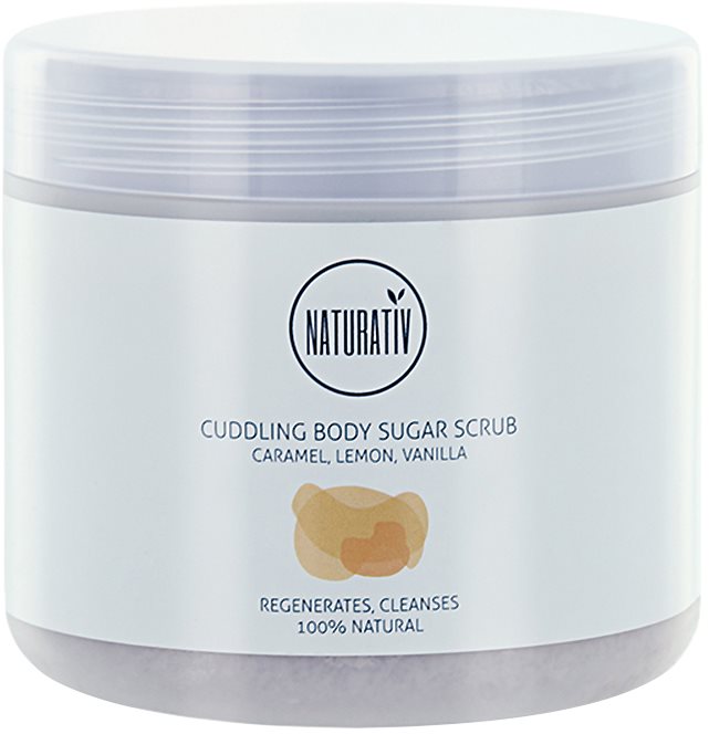 Naturativ Body Care Cuddling Zucker-Peeling für den Körper