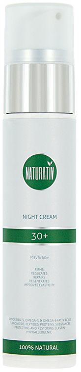 Naturativ Face Care 30+ nočna krema proti prvim znakom staranja kože