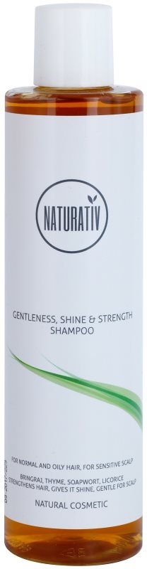 Naturativ Hair Care Getleness,Shine&Strength jemný šampon pro citlivou pokožku hlavy