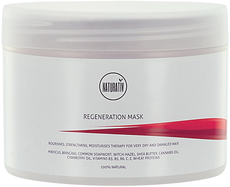Naturativ Hair Care Regeneration maska pro posílení a lesk vlasů