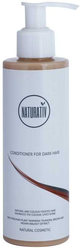 Naturativ Hair Care Dark Conditioner für eine leuchtendere Haarfarbe