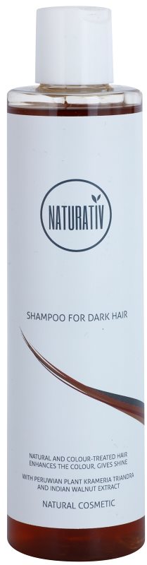 Naturativ Hair Care Dark champô natural para enfatização de cor de cabelo