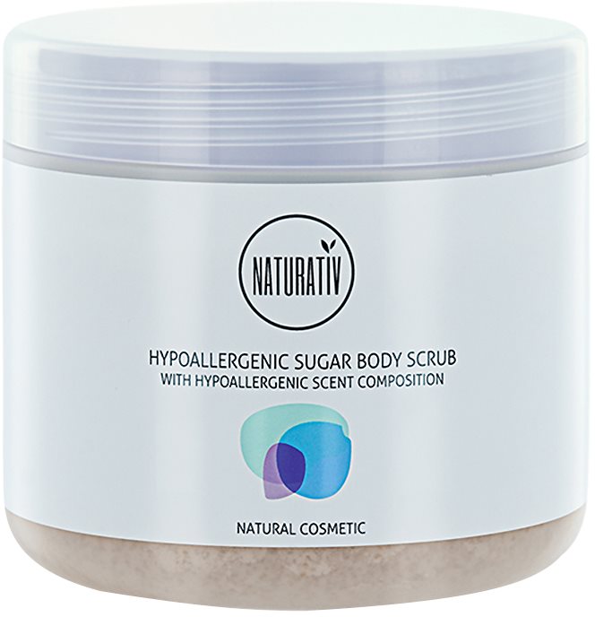 Naturativ Body Care Hypoallergenic peeling de açúcar para corpo