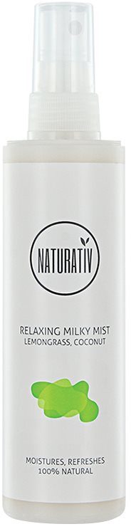 Naturativ Body Care Relaxing bruma de leche para una piel suave e hidratada