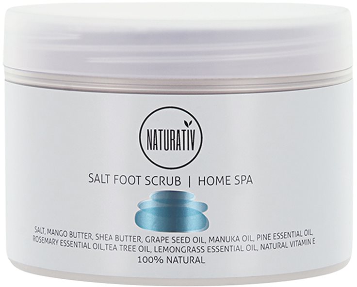 Naturativ Body Care Home Spa solný peeling na nohy