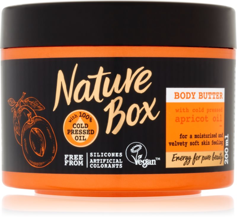 Nature Box Apricot Intense Moisture Body Butter for Soft and Smooth Skin