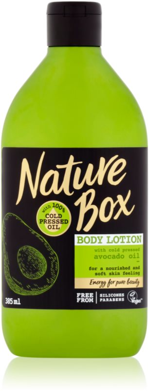 Nature Box Avocado lotiune de corp hranitoare