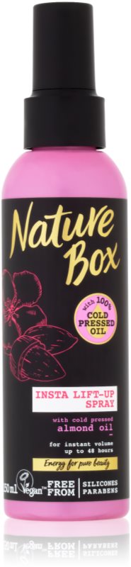 Nature Box Almond pršilo za lase za volumen