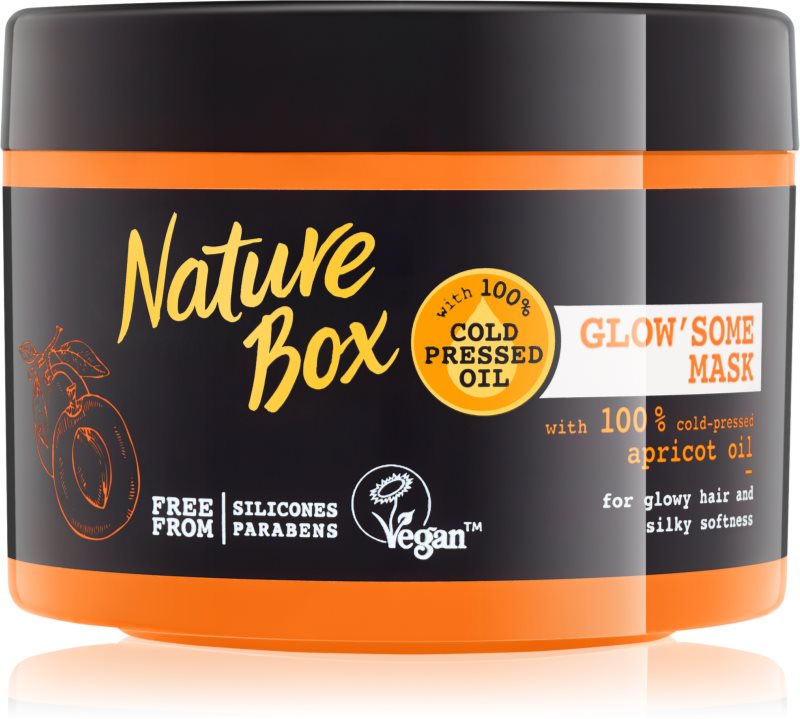 Nature Box Apricot intenzivna hranilna maska za sijaj in mehkobo las