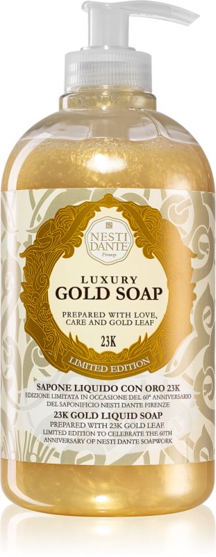Nesti Dante Gold Hand Soap With Pump