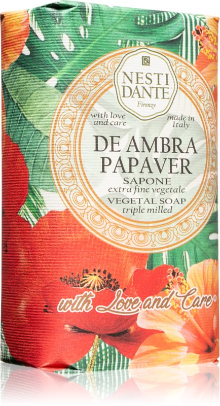 Nesti Dante De Ambra Papaver extra jemné přírodní mýdlo
