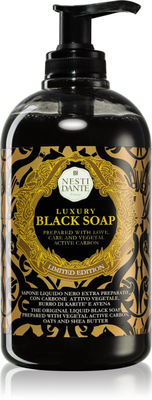 Nesti Dante Black рідке мило з дозатором